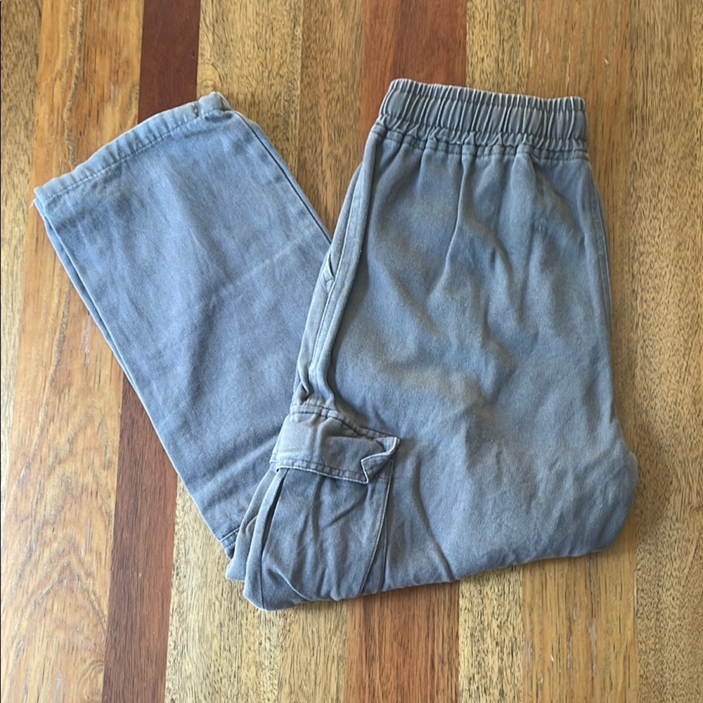 Boys Gray Casual Pants